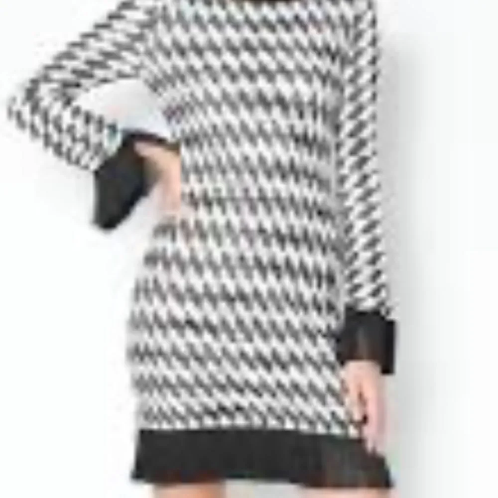 Rare. Missoni Black and White Geometric Midi Dress